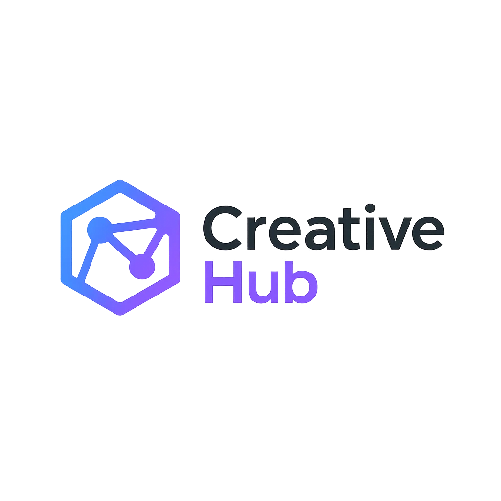 20250504_1641_Logo Creative Hub_simple_compose_01jteky3pxfztv8z82hvgdzjgn